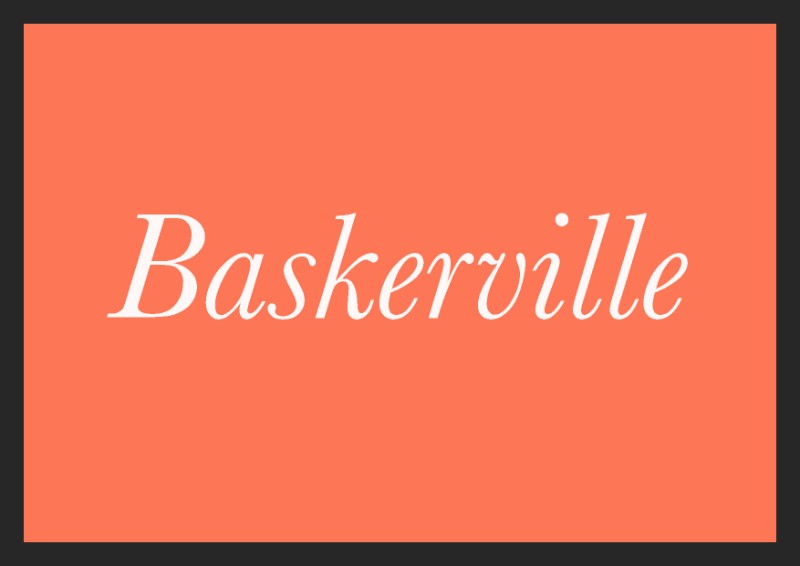 best free italic fonts baskerville